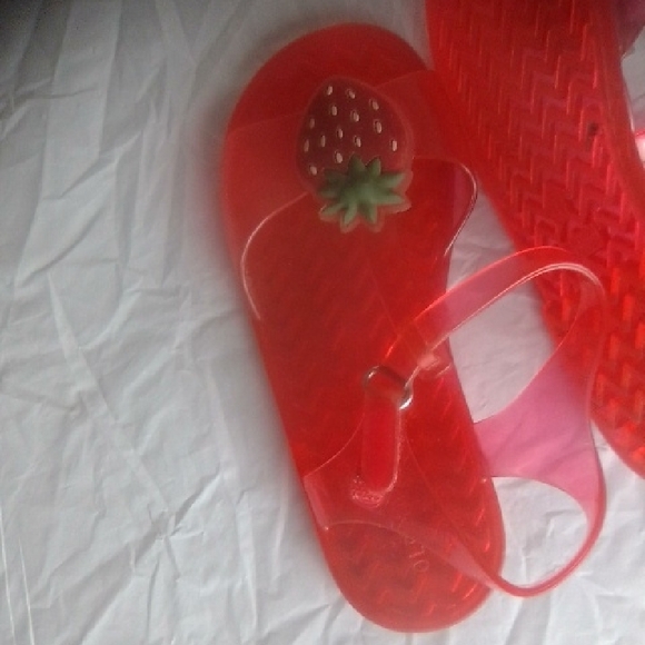 Strawberry Kids Jelly Sandals - Red/pink - Picture 7 of 7